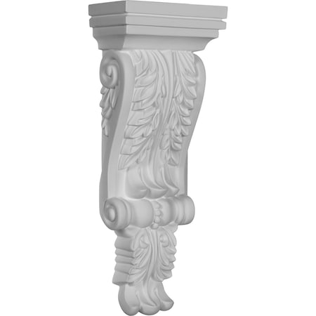 Ekena Millwork 4 3/4"W x 2 3/4"P x 12 1/4"H Legacy Acanthus Corbel COR12X04X02LE